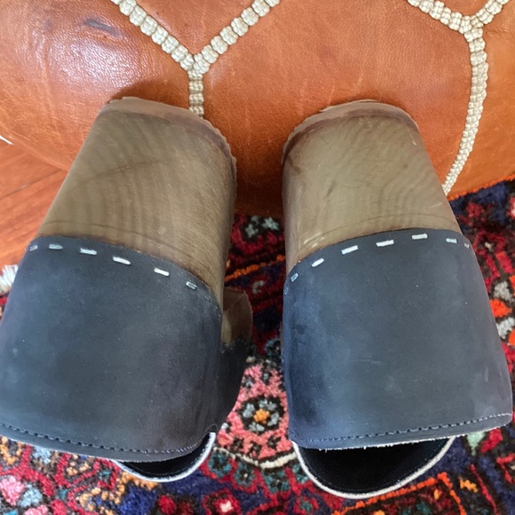 Sandgrens Brett Mid Heel Clogs 41 - Picture 8 of 11